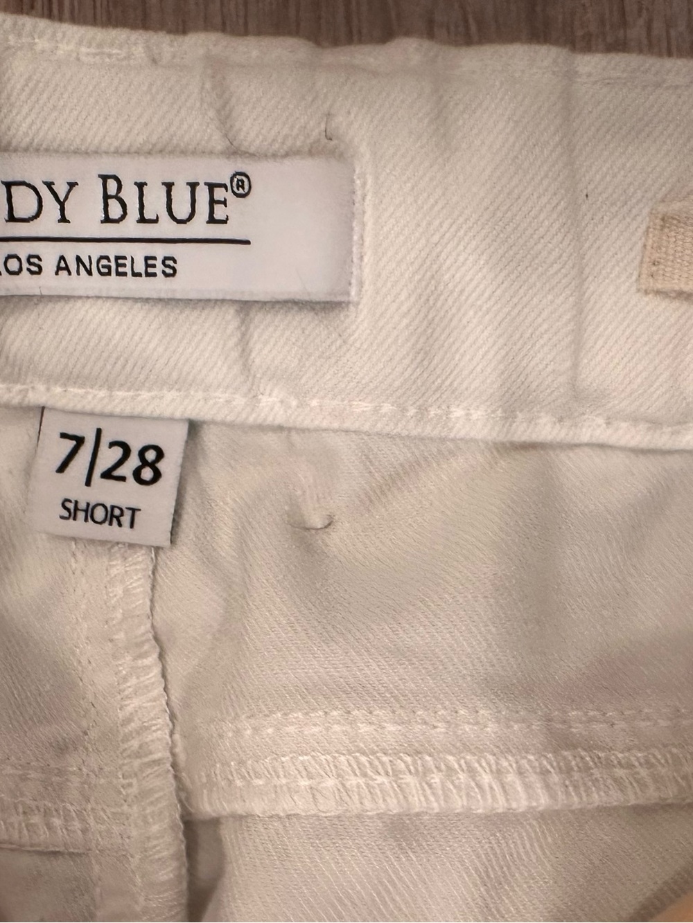 NWOT Judy Blue High Rise Palazzo Drawstring Pants Neutral Staple Sz 7/28 Short - Picture 9 of 11